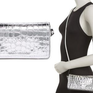 Marc Jacobs Croc Embossed Mini Crossbody
